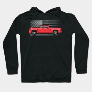 Red Usa 3 Hoodie